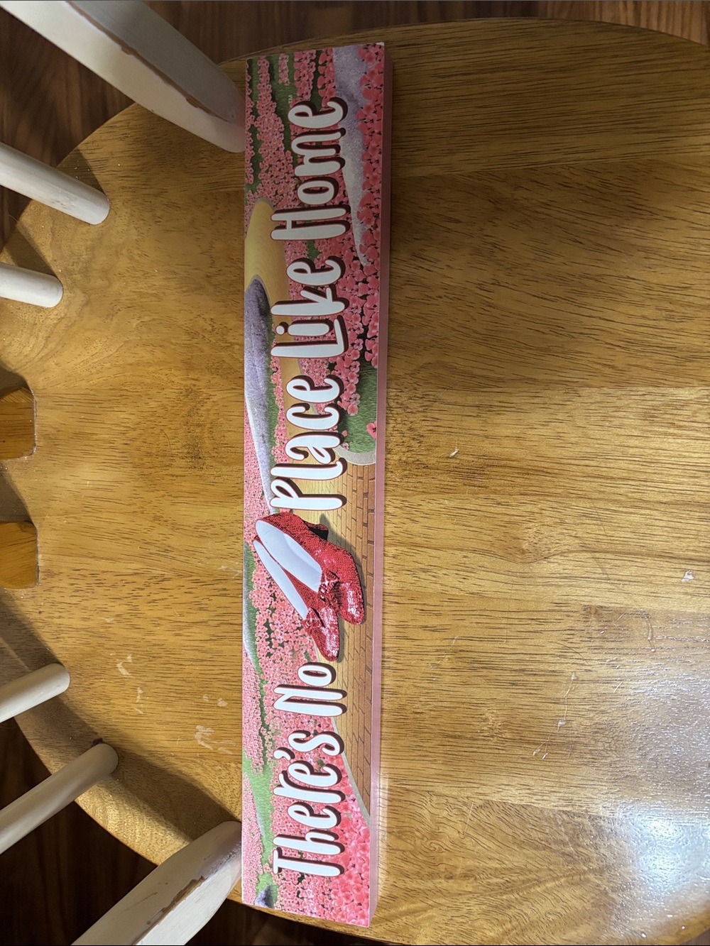 Pink "There's No Place Like Home" Wall Sign - Home Wall Decor - Picture 7 of 7